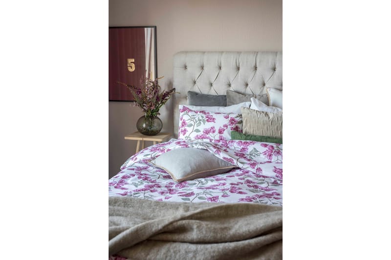 Bodil Bäddset 2-dels 150x210 cm Rosa - Borganäs - Textil - Sängkläder - Bäddset & påslakanset - Påslakanset dubbelsäng