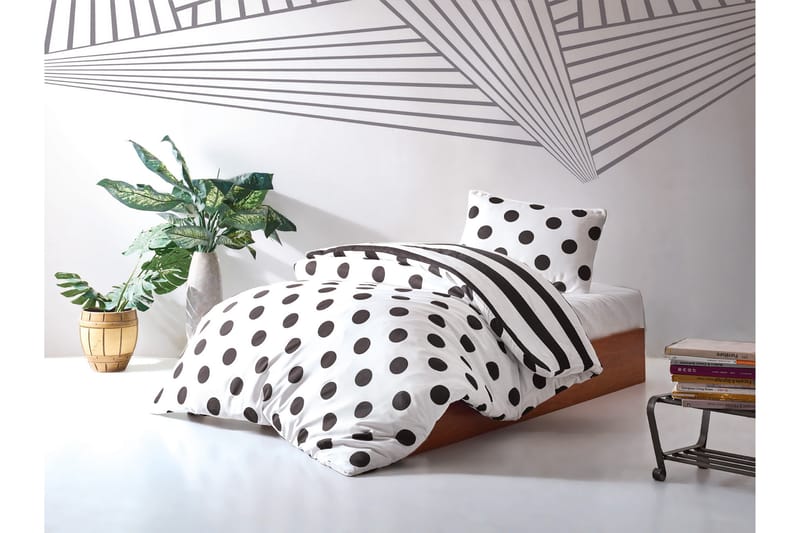 EnLora Home Bäddset Enkelt 3-dels - Svart/Vit - Textil & mattor - Sängkläder - Bäddset & påslakanset - Påslakanset dubbelsäng