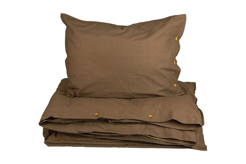 Hygge Bäddset 150x210 cm Brun - Fondaco - Textil & mattor - Sängkläder - Bäddset & påslakanset
