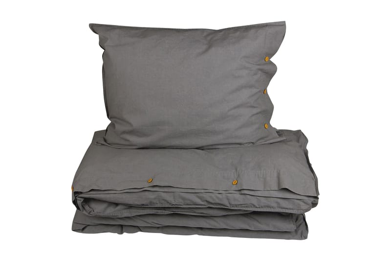 Hygge Bäddset 150x210 cm Grå - Fondaco - Textil & mattor - Sängkläder - Bäddset & påslakanset - Påslakanset dubbelsäng