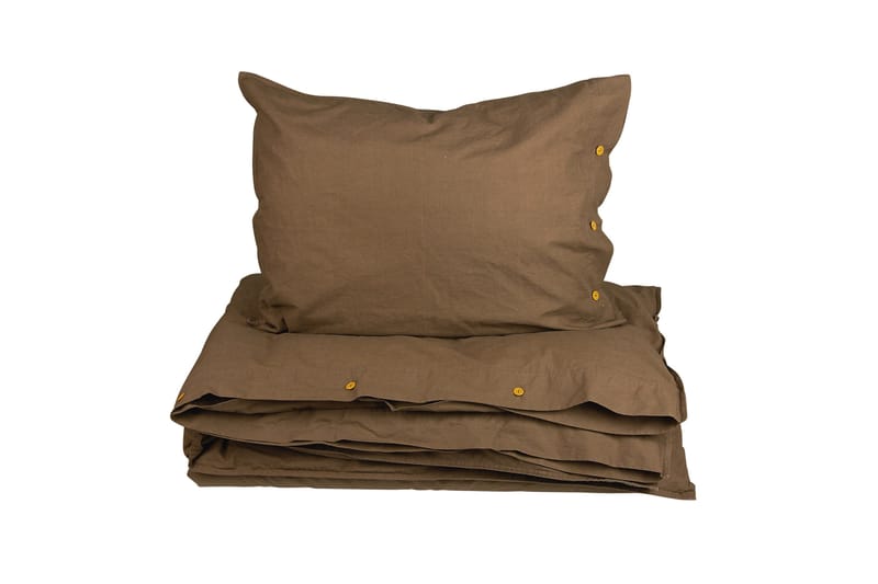 Hygge Bäddset 220x210 cm Brun - Fondaco - Textil & mattor - Sängkläder - Bäddset & påslakanset