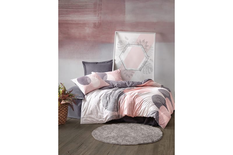 Cotton Box Ranforce Bäddset - Grå - Textil & mattor - Sängkläder - Bäddset & påslakanset