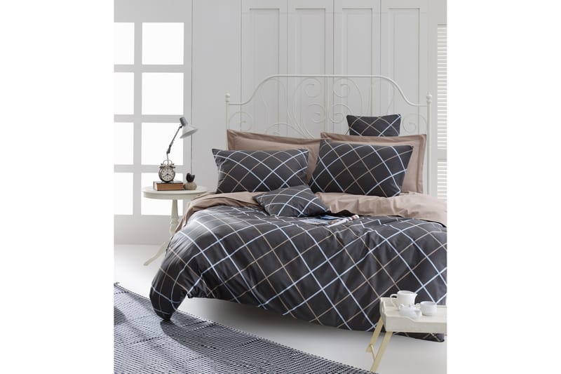EnLora Home Ranforce Bäddset - Brun - Textil & mattor - Sängkläder - Bäddset & påslakanset