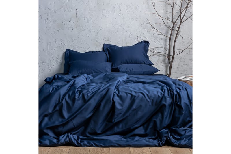 Hälsa Bäddset 6-Dels 240x220/50x70 cm Blå - Hälsa/Cotton Comfort Collection - Textil & mattor - Sängkläder - Bäddset & påslakanset - Påslakanset dubbelsäng
