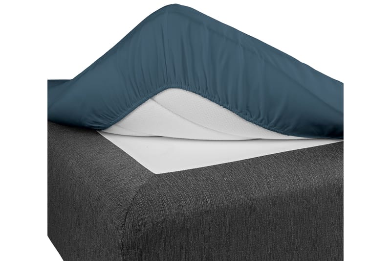 Skaget Dra på lakan 140x200 cm - Marinblå - Textil & mattor - Sängkläder - Bäddset & påslakanset - Påslakanset dubbelsäng
