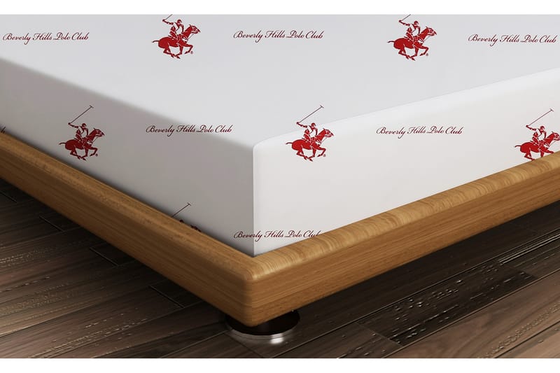 Beverly Hills Polo Club Lakan Enkelt 180x240 cm Ranforce - Röd/Vit - Textil & mattor - Sängkläder - Lakan
