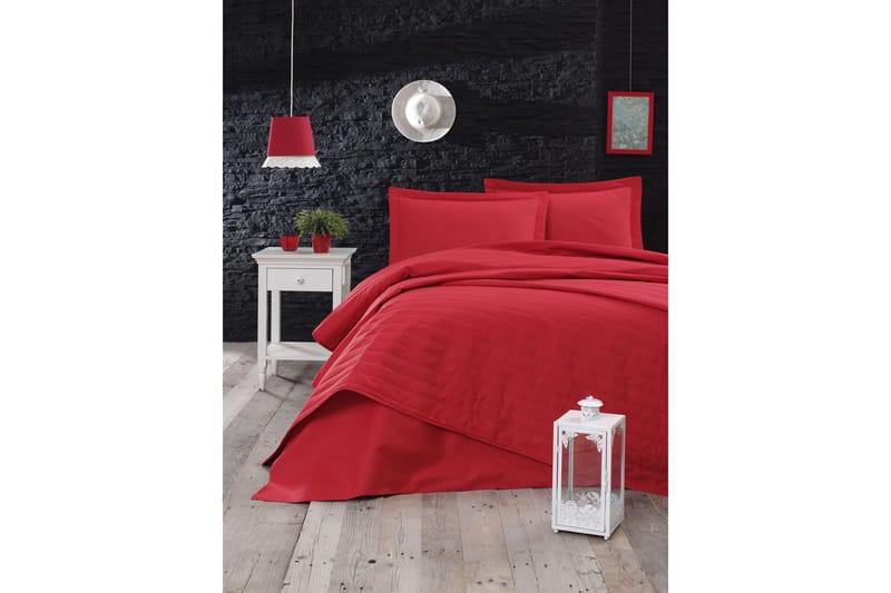 EnLora Home Sängkläder - Röd - Textil & mattor - Sängkläder - Lakan