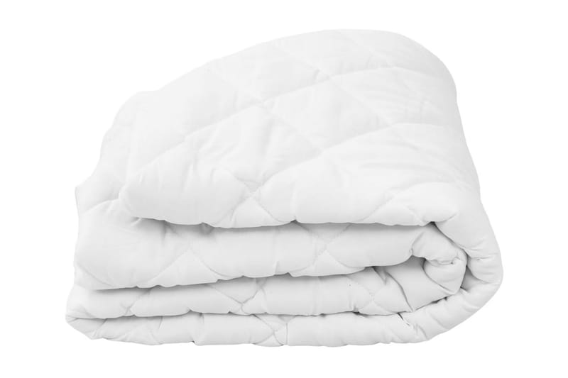 Kviltat madrasskydd vit 90x200 cm lätt - Vit - Textil & mattor - Sängkläder - Madrasskydd