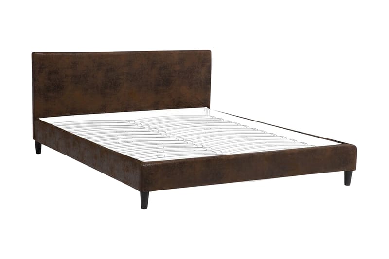Bossom Sängöverdrag 160x200 cm Konstläder - Brun - Textil & mattor - Sängkläder