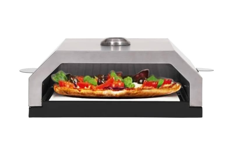 Pizzaugn med keramisk sten för gas/kol-grill - Flerfärgad - Trädgård & spabad - Grillar & matlagning utomhus - Gasolgrill