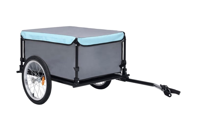 Cykelvagn svart och blå 65 kg
