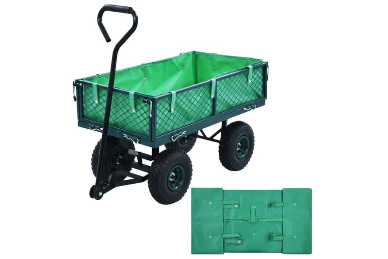 Innerfoder till trädgårdsvagn grön tyg - Grön - Trädgård & spabad - Trädgårdsskötsel - Trädgårdsredskap & trädgårdsverktyg - Kärror & släp - Transportvagn & trädgårdsvagn
