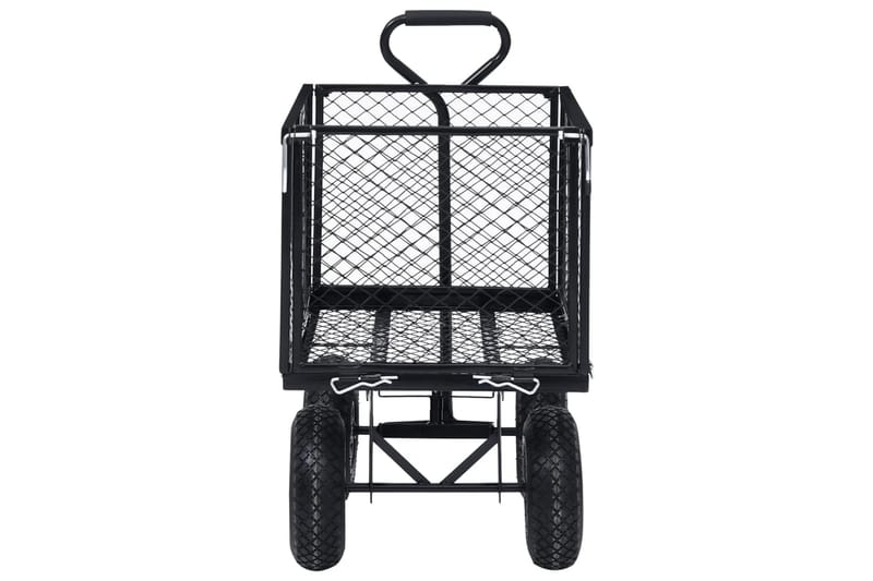 Trädgårdsvagn svart 350 kg - Trädgård & spabad - Trädgårdsskötsel - Trädgårdsredskap & trädgårdsverktyg - Kärra & släp - Transportvagn & trädgårdsvagn