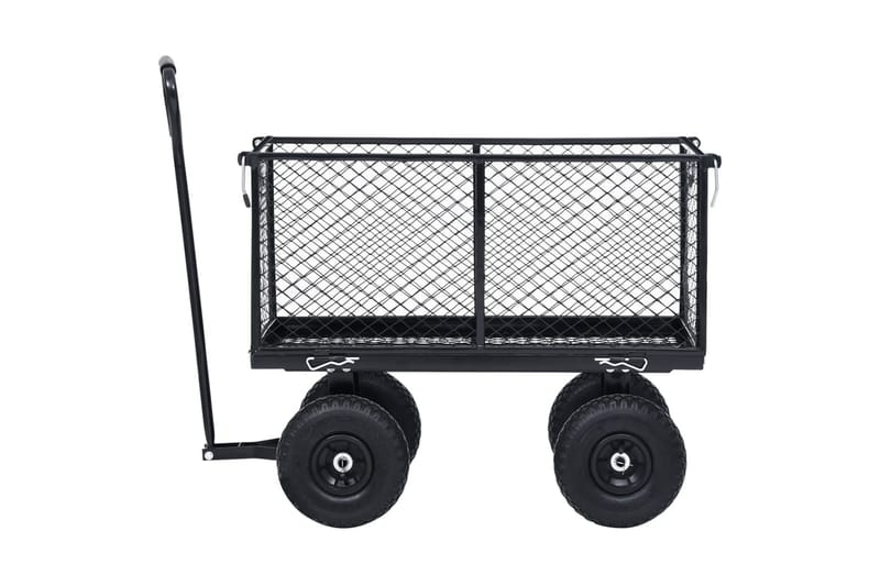 Trädgårdsvagn svart 350 kg - Trädgård & spabad - Trädgårdsskötsel - Trädgårdsredskap & trädgårdsverktyg - Kärror & släp - Transportvagn & trädgårdsvagn