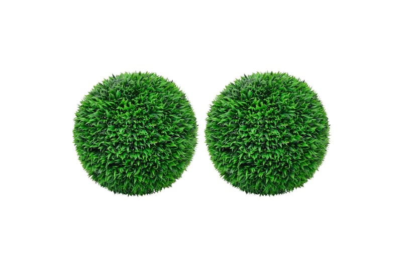 Konstgjorda buxbombollar 2 st 55 cm - Grön - Trädgård & spabad - Trädgårdsskötsel - Växter & plantor - Häckplantor - Buxbom