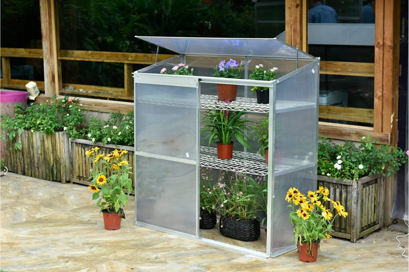 Växthus för balkong - Trädgård & spabad - Trädgårdsskötsel - Växthus - Väggväxthus & odlingsvitrin