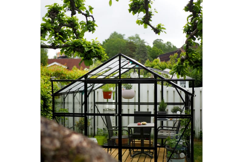 Marvell Växthus 8,0m² - Antracit - Trädgård & spabad - Trädgårdsskötsel - Växthus