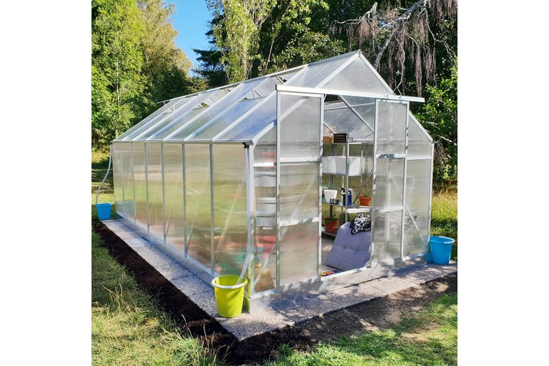Växthus 12,4m² | Extra hög odlingshöjd - Trädgård & spabad - Trädgårdsskötsel - Växthus