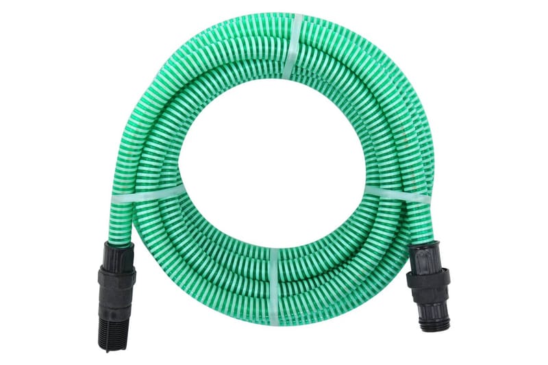Sugslang med PVC-kopplingar 7 m 22 mm grön - Grön - Trädgård & spabad - Utemiljö - Bevattning & vattenpump - Vattenslang & trädgårdsslang