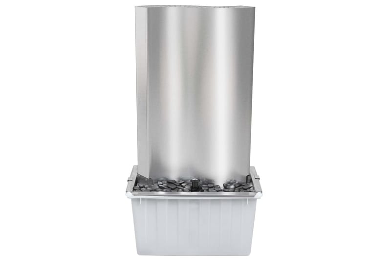 Trädgårdsfontän silver 60,2x37x122,1 cm rostfritt stål - Silver - Trädgård & spabad - Utemiljö - Trädgårdsdekoration - Damm & fontän