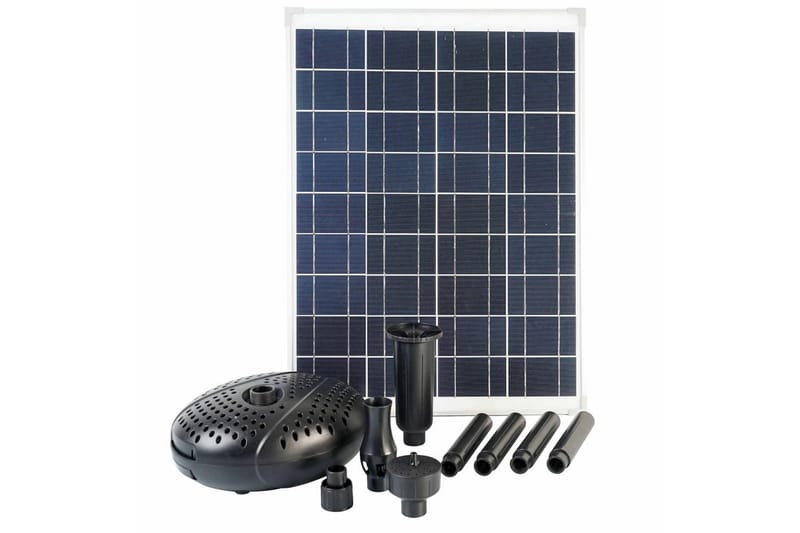 Ubbink SolarMax 2500 set med solpanel och pump - Trädgård & spabad - Utemiljö - Trädgårdsdekoration - Damm & fontän