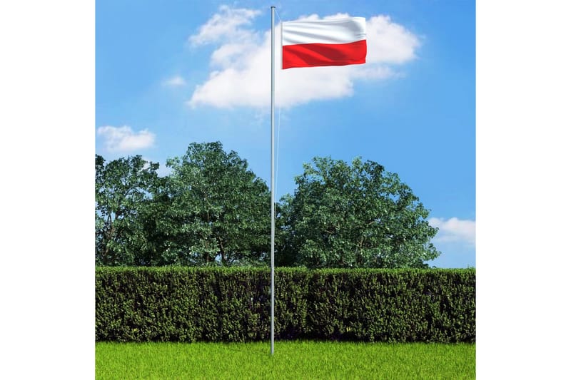 Polens flagga 90x150 cm - Trädgård & spabad - Utemiljö - Trädgårdsdekoration - Flaggstång & flagga