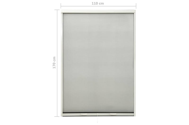 Insektsnät för fönster vit 110x170 cm - Vit - Trädgård & spabad - Utemiljö - Trädgårdsdekoration - Myggnät & insektsnät