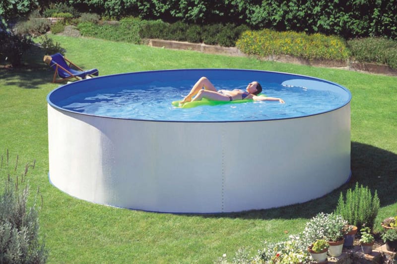 Almeria Premium Ovanmarkspool - Ø350 cm - Trädgård & spabad - Utomhusbad - Pool - Pool ovan mark
