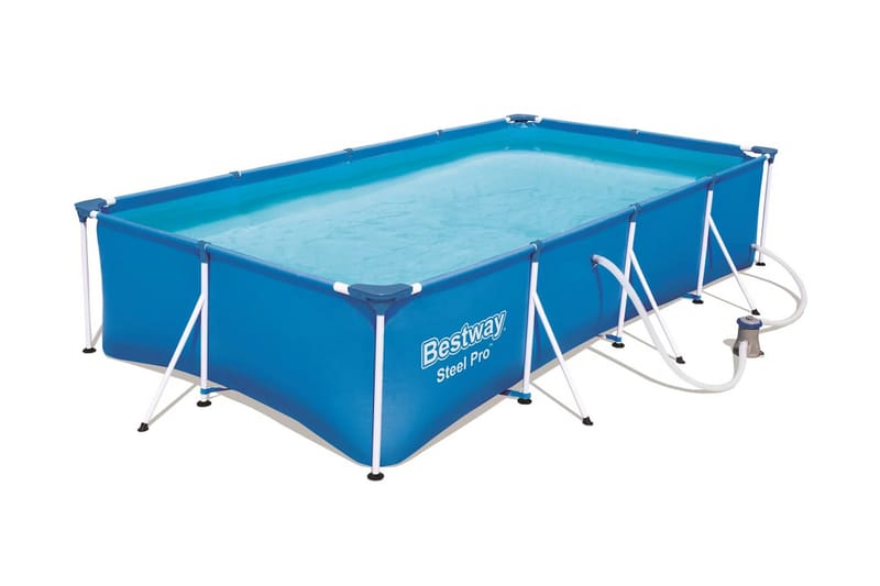 Bestway Pool Steel Pro rektangulär 400x211x81 cm 56424 - Trädgård & spabad - Utomhusbad - Pool - Pool ovan mark