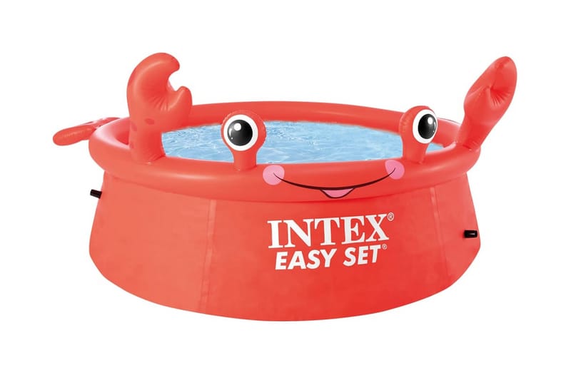 INTEX Uppblåsbar pool glad krabba Easy Set 183x51 cm - Trädgård & spabad - Utomhusbad - Pool - Pool ovan mark