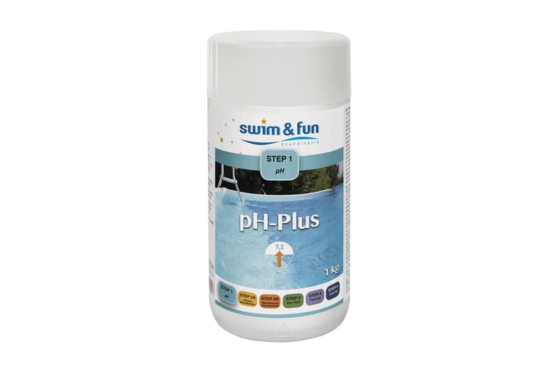 Swim & Fun pH-Plus 1 kg - Granulat - Trädgård & spabad - Utomhusbad - Pool & sparengöring - Poolkemi & klortabletter