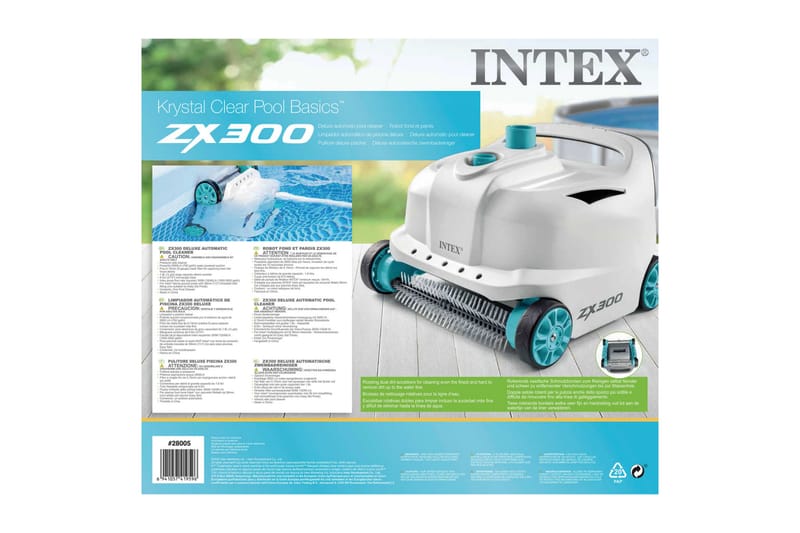 Intex ZX300 Poolrobot - Grå - Trädgård & spabad - Utomhusbad - Pool & sparengöring - Pooldammsugare