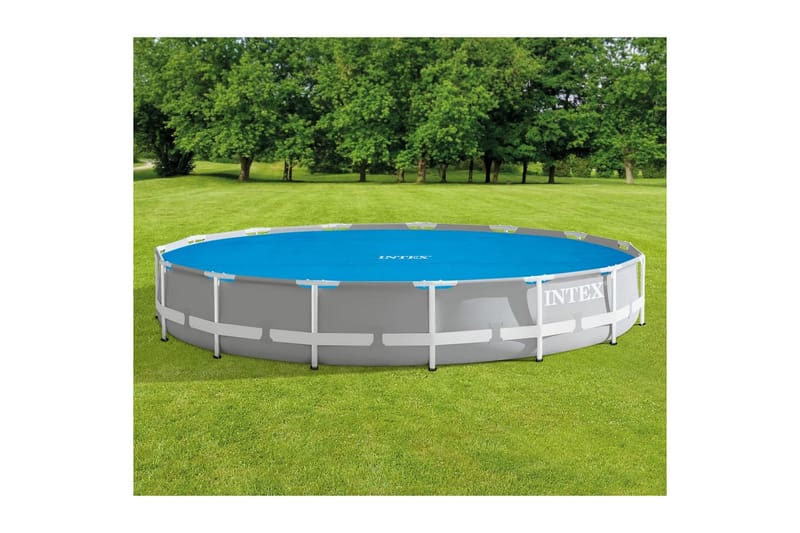 Intex Poolöverdrag solenergi blå 457 cm polyeten - Blå - Trädgård & spabad - Utomhusbad - Pool & spatillbehör - Övriga pooltillbehör
