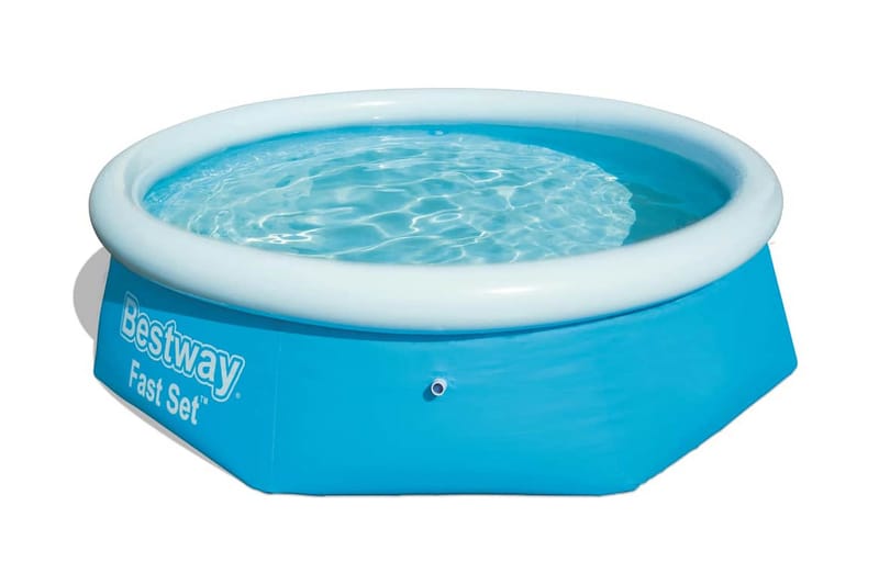 Bestway Pool uppblåsbar Fast Set rund 244x66 cm 57265 - Trädgård & spabad - Utomhusbad - Pool - Uppblåsbar pool & plastpool