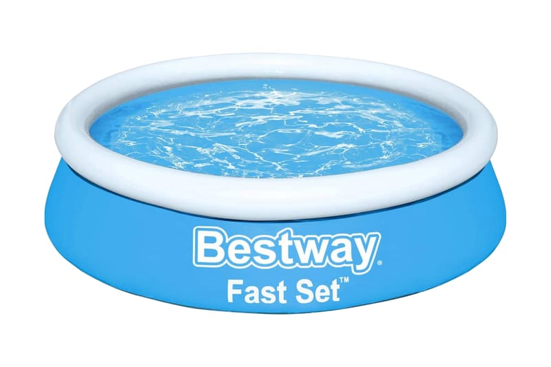 Bestway Uppblåsbar pool Fast Set rund 183x51 cm blå - Trädgård & spabad - Utomhusbad - Pool - Uppblåsbar pool & plastpool
