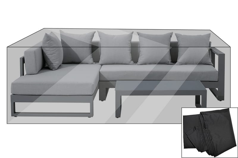 Premium Möbelskydd för Lounge - Svart - Utemöbler - Dynförvaring & möbelskydd - Överdrag utemöbler