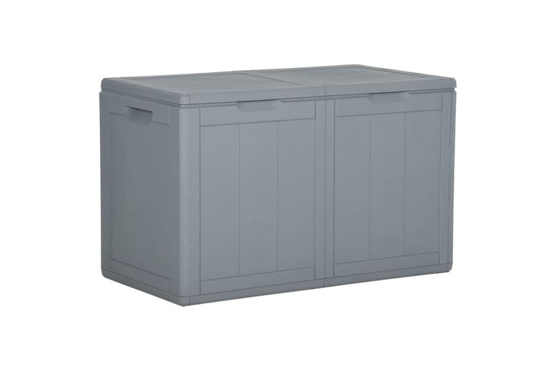 Dynbox 180 liter grå PP-rotting - Grå - Utemöbler - Dynförvaring & möbelskydd - Dynboxar & dynlådor