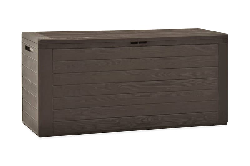 Dynbox brun 116x44x55 cm - Brun - Utemöbler - Dynförvaring & möbelskydd - Dynboxar & dynlådor