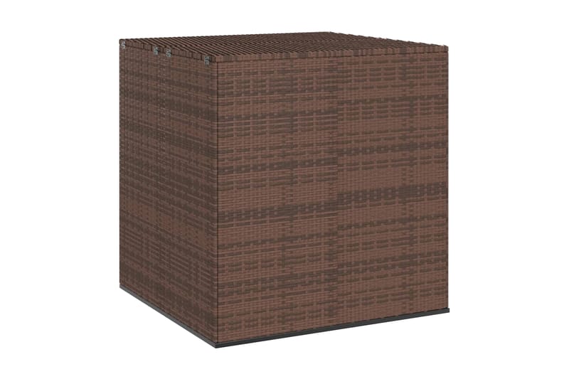Dynbox PE-rotting 100x97,5x104 cm brun - Brun - Utemöbler - Dynförvaring & möbelskydd - Dynboxar & dynlådor