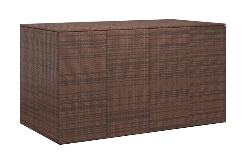 Dynbox PE-rotting 194x100x103 cm brun - Brun - Utemöbler - Dynförvaring & möbelskydd - Dynboxar & dynlådor