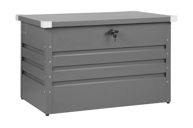 Dynlåda 100 x 62 cm grå CEBROSA - Grå - Utemöbler - Dynförvaring & möbelskydd - Dynboxar & dynlådor