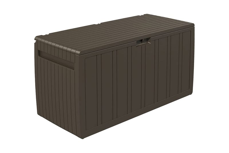 Dynlåda brun 117x45,5x57,5 cm 270 L - Brun - Utemöbler - Dynförvaring & möbelskydd - Dynboxar & dynlådor