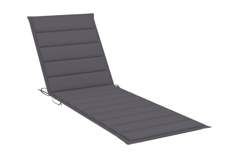 Solsängsdyna antracit 200x60x3 cm tyg - Grå - Utemöbler - Övrigt utemöbler - Underhåll utemöbler