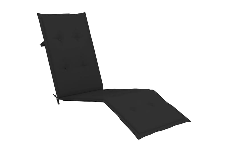 Solsängsdyna svart (75+105)x50x3 cm