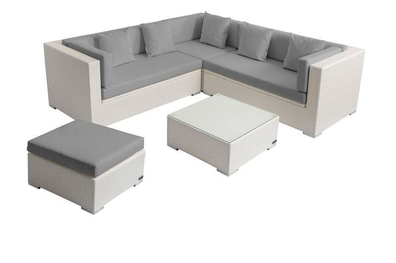 Outflexx Klädsel för Utegrupp - Grå - Utemöbler - Loungemöbler - Klädselpaket loungemöbler