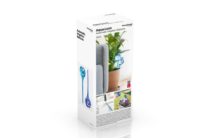 Home Garden Aqua·loon Automatiskt Bevattenssystem 2-pack Blå - InnovaGoods - Utemöbler - Övrigt utemöbler - Tillbehör utomhus - Utomhuskrukor