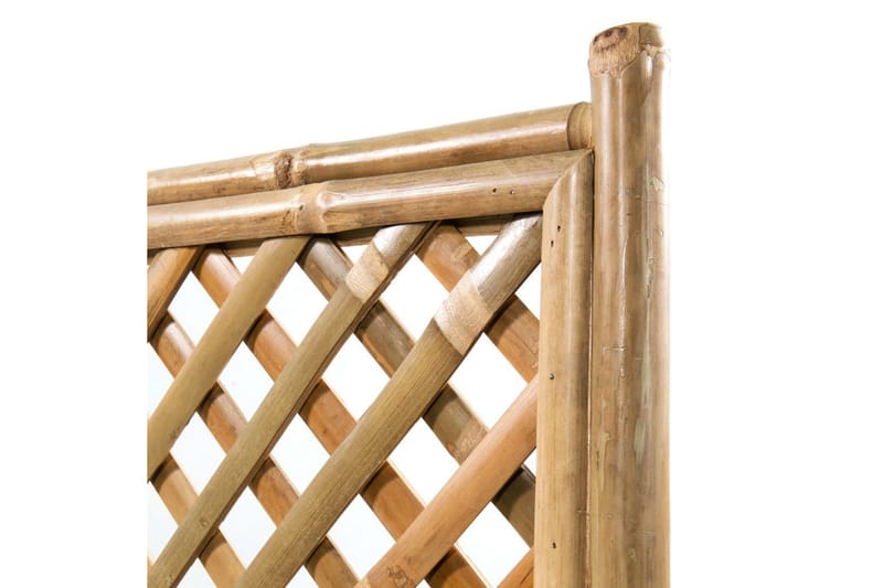 Odlingslåda med spaljé bambu 70 cm - Brun - Utemöbler - Övrigt utemöbler - Tillbehör utomhus - Utomhuskrukor