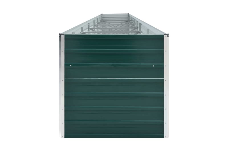 Odlingslåda upphöjd galvaniserat stål 600x80x45 cm grön - Grön - Utemöbler - Övrigt utemöbler - Tillbehör utomhus - Utomhuskrukor
