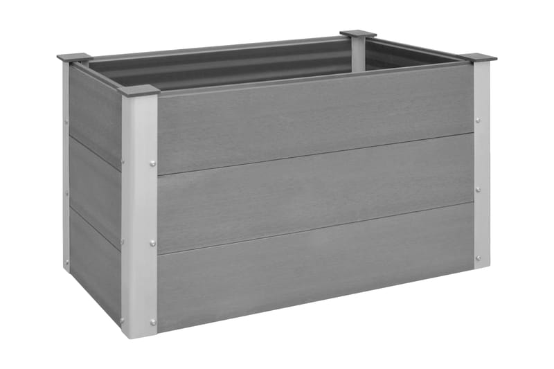 Odlingslåda upphöjd WPC 100x50x54 cm grå - Grå - Utemöbler - Övrigt utemöbler - Tillbehör utomhus - Utomhuskrukor