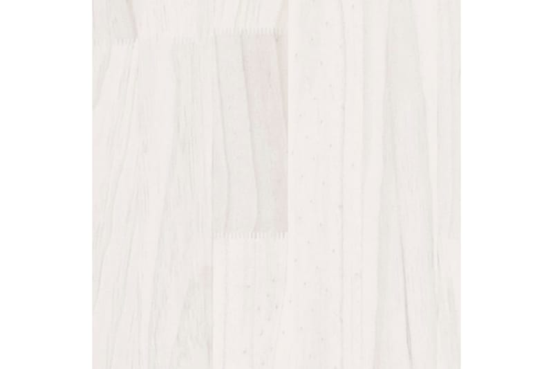 Odlingslåda vit 100x50x70 cm massiv furu - Vit - Utemöbler - Övrigt utemöbler - Tillbehör utomhus - Utomhuskrukor